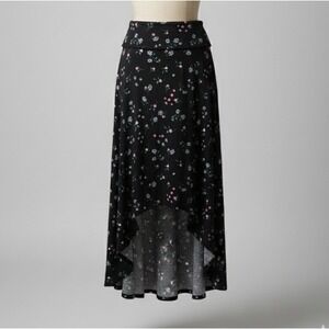 LuLaRoe Olivia High-Low Maxi Skirt with a Floral Print Woman's Small